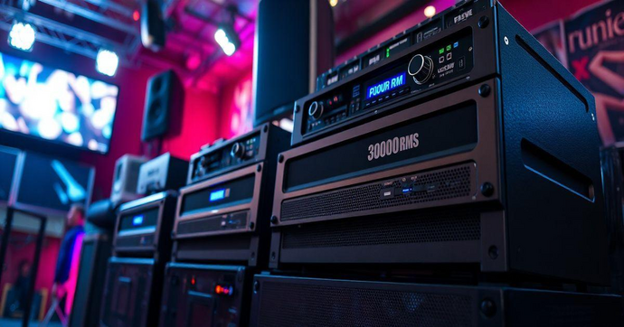 Amplificador Profissional 3000W RMS: Pot&ecirc;ncia e Qualidade