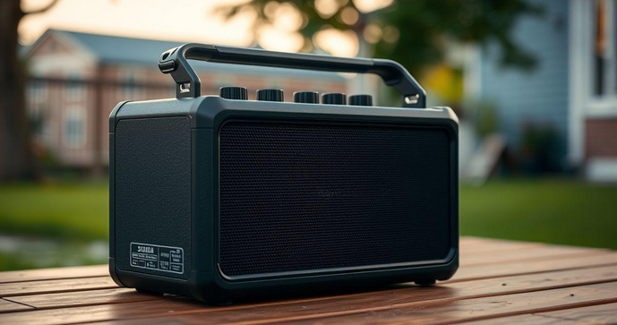 Amplificador de som port&aacute;til para qualidade de &aacute;udio superior em qualquer lugar