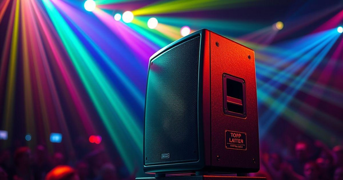 Caixa amplificada profissional para som de alta qualidade e performance