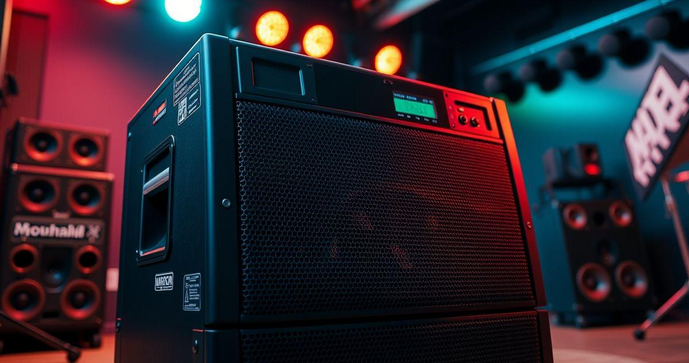 Amplificador de som profissional 1000w rms para performance m&aacute;xima