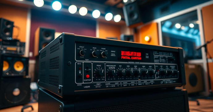 Amplificador profissional 3000w rms: pot&ecirc;ncia e qualidade de som para eventos