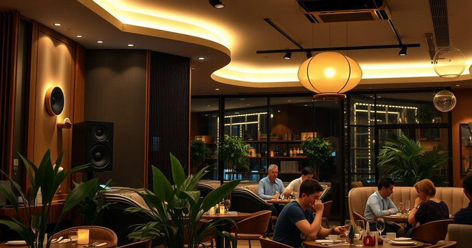 Como escolher o sistema de som ambiente ideal para restaurantes