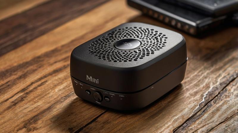 Mini amplificador de som bluetooth transforma sua experiência musical com qualidade e praticidade